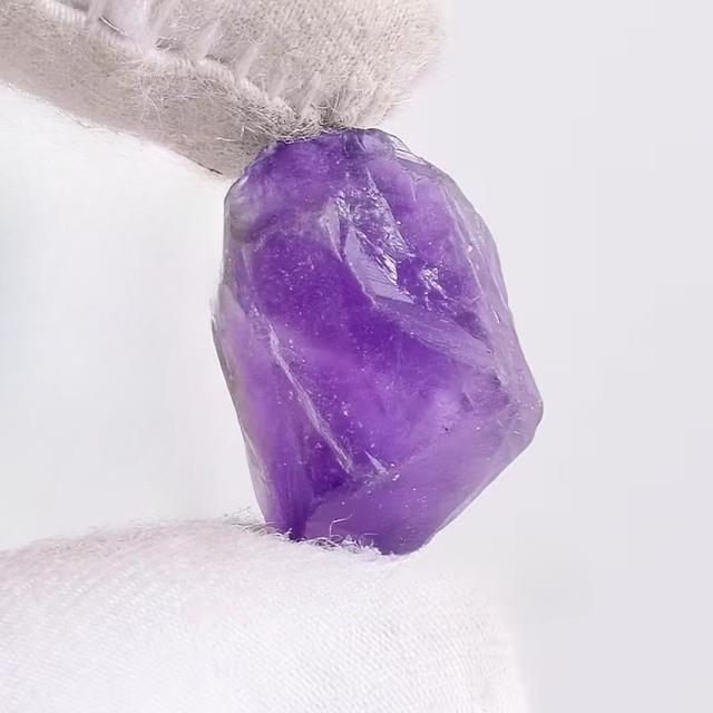 TEMU The Mind Guardian – Purple Fluorite For , Psychic Protection & Spiritual Growth Protects From Negative, Family Happiness And Smooth Work - Irregular Shape, Suitable For Housewives And Offices