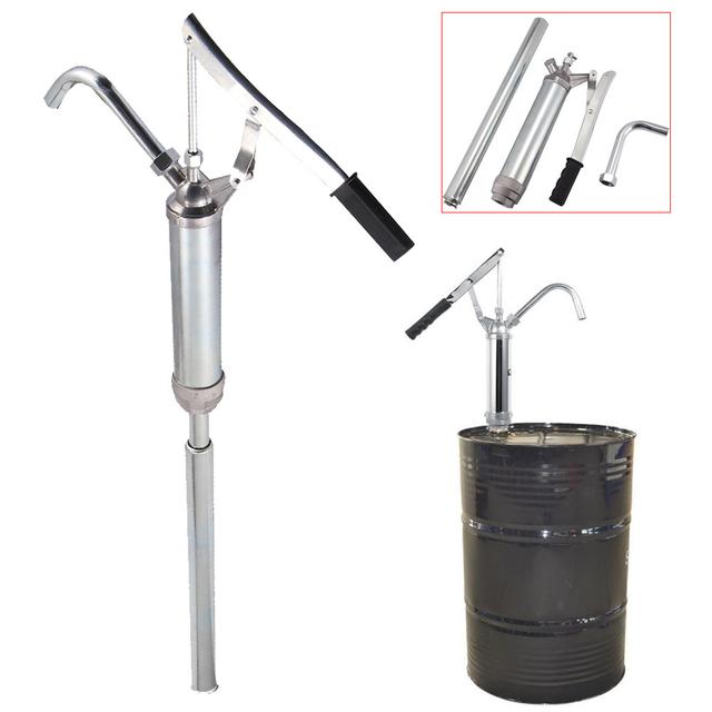 TEMU Zware Hefboompomp, 20L/Min Hefboomactie Vatpomp met Antislip Handvat, Telescopische Handolieoverdracht Extractor met Verwijderbare Tuit, voor Kerosine, Transmissieolie en Motorolie