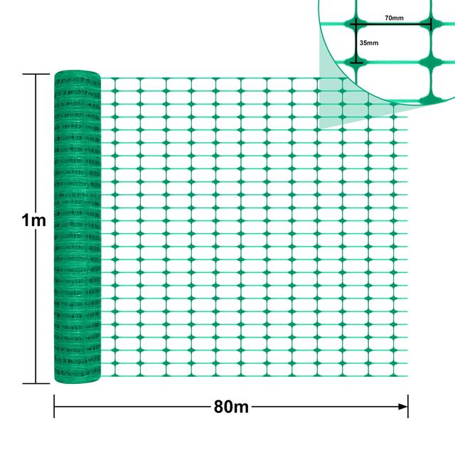 TEMU Orange Fence Plastic Orange Construction Fence Warning Net Fence Catch Net Game Fence Safety Net Construction Site Net Chicken Fence Protective Net For Garden