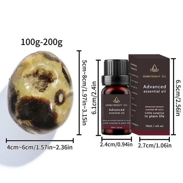 TEMU 3pcs 100-200g Naturelle à Dos de Tortue avec Plateau et Huile Essentielle de Thé Blanc Végétal, Parfum de Chambre Durable pour