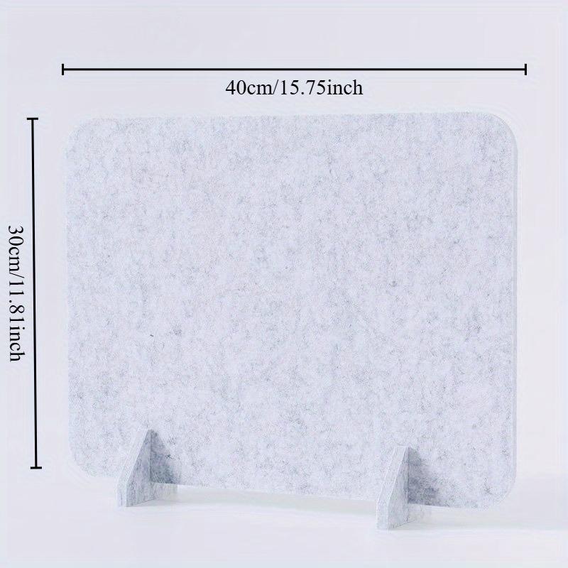 TEMU Felt Desk Privacy Panel, Reduce Noise And Visual With Support Feet, Soundproof Partition For Classroom Desktop Office, Colorful Colors