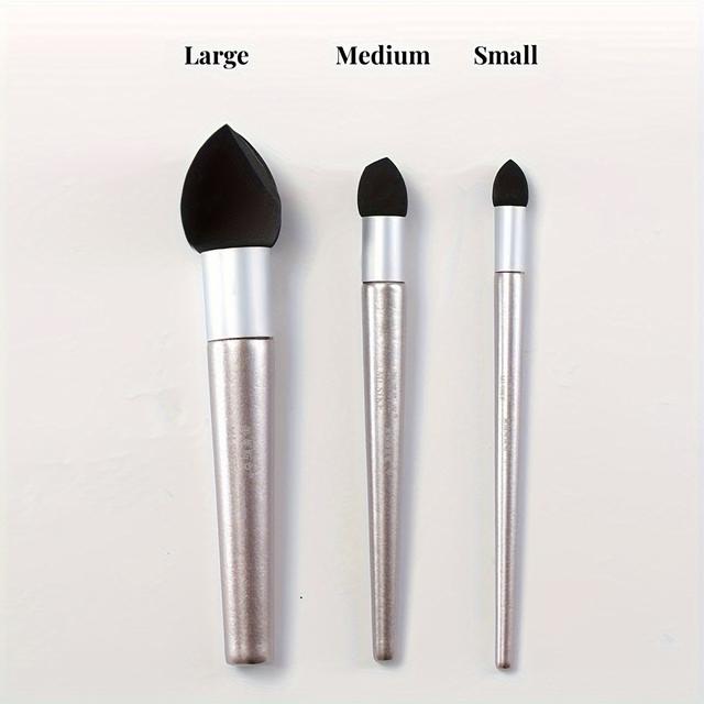 TEMU 3pcs Artist Mix Pen Set-washable, Reusable Sponge Brush For Sketching And Drawing- Fading, Highlighting, And Correcting