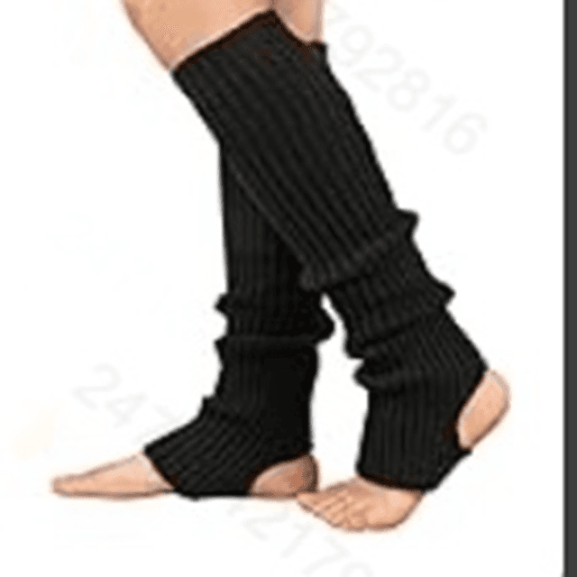 TEMU Módní podkolenky pro ženy, ideální pro každé roční období, jógu a tanec. Tyto černo-bílé teplé ponožky jsou skvělým doplněním.