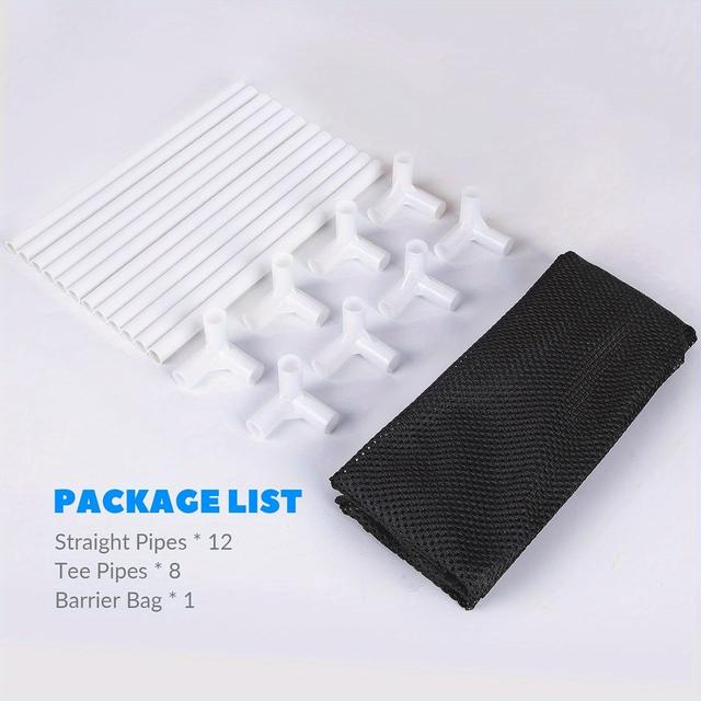 TEMU Teichfilterbox, -Verstopfung Teichfilter für Außenteiche, Nylon-Medien-Mesh-Wasserpumpenabdeckung mit Zugband, Teichpumpenfilterbeutel (10 Zoll)