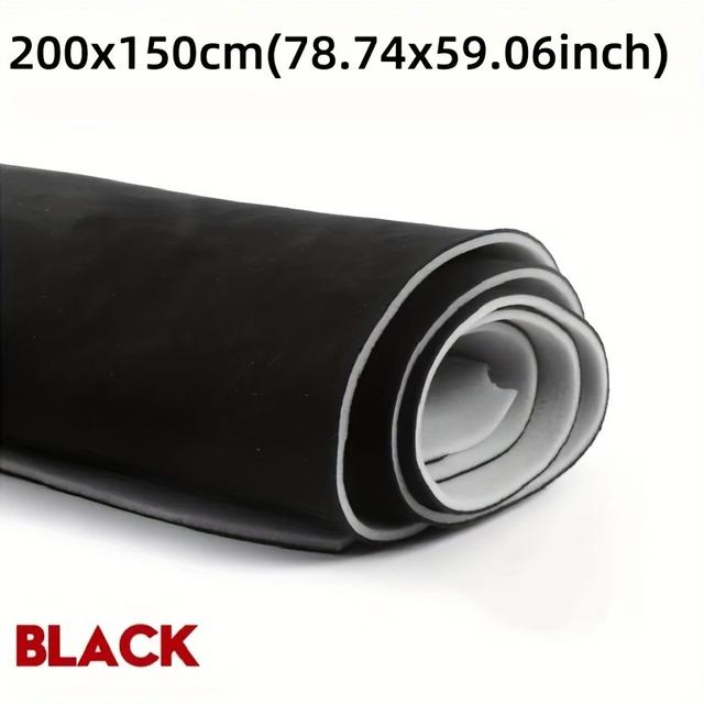 TEMU 1pc Forro de Teto Automotivo - 200cm X 150cm, para Substituição de Telhados de Carros, Modificação e de Interiores de Veículos e RVs, e Proteção Automotiva