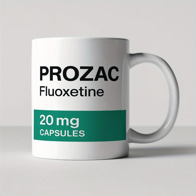 TEMU Minimalist Funny Calm Vibes Mug | Ceramic Mental Health Themed Wellness Present For Medical Students, Doctors, Nurses, Psychologists, Healthcare Professionals | Hand Wash Only, Reusable