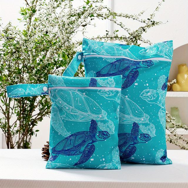 TEMU 2pcs//dry Bag Reusable Travel Storage Bag For Swimsuits Or Wet Clothes