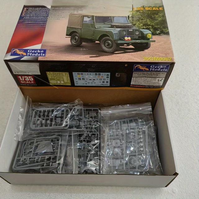TEMU Gecko Models 35GM0062 1/35 FV18001 Mk.-Zoll 4X4 Utility Vehicle mit Canvas Dach (Frühe ) Plastikmodellbausatz