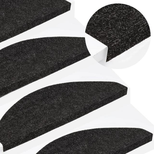 TEMU Self-adhesive Stair Mats 15pcs 65x22.5x3.5 Cm . Washable And Foldable Mat: The Stair Carpets Are Washable.