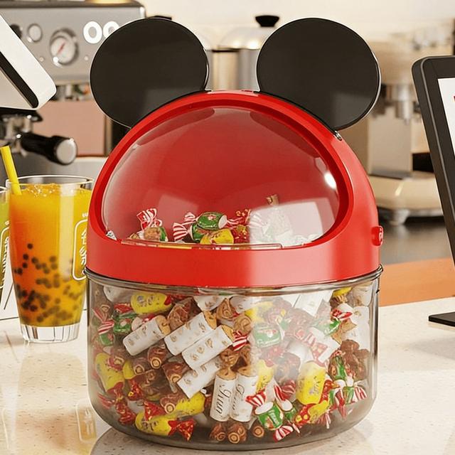 TEMU 1 Organizador de Escritorio de de Disney | de Almacenamiento de Plástico para Papelería y Snacks, Decoración del Hogar, Artículos para Fiestas, Ideal para Regalo