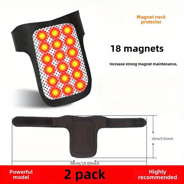 TEMU 2pcs Cervical With & Heat - Posture Support Collar For, Spinal, Computer & - Discomfort, For Use, Ideal For Cervical & Post-surgery, Comfortable & Durable Device