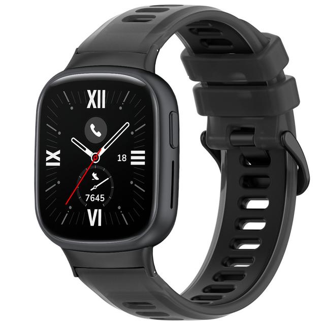 TEMU سوار رياضي من السيليكون لساعة Honor Watch 4 | سوار لياقة بدنية قابل للتعديل وجيد التهوية، مناسب للرجال والنساء، هدية مثالية لـ 10 أعياد