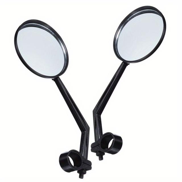 TEMU Universal Bike Rearview Mirrors With 360-degree Rotation, Suitable For Mountain Bikes And Electric Scooters