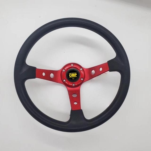 TEMU 13,78 hüvelykes keretes módosított sport kormánykerék - 350mm-es versenyautókhoz