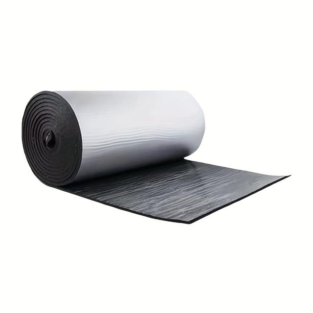 TEMU 5mm Self-adhesive High-density Fireproof Soundproofing Flame Retardant Roofing Bedding Car Soundproofing Mat
