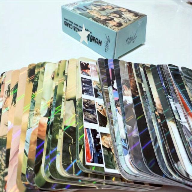 TEMU 124-teiliges SKZ Kpop-Hohl-Photocard-Set, -Merch, perfektes Geschenk für Valentinstag, Weihnachten, Geburtstag (sammelbare Flash-Karten)