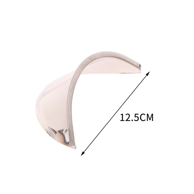 TEMU 1個 ユニバーサル クロームメタル スクーターヘッドライト 防雨カバー 5.75"/7" カフェ バイク フロン ビザー