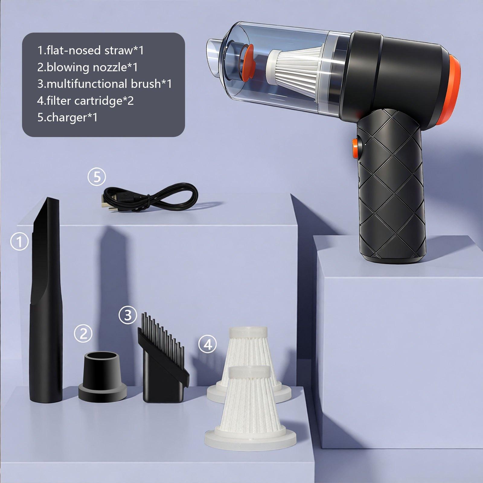 TEMU A New Portable Car Vacuum Cleaner Model For 2026, Featuring High Power And Extended , Usb Charging, And A Lightweight Design. Ideal For Cleaning Car , Sofas, Seats, Carpets, And Tight Spaces