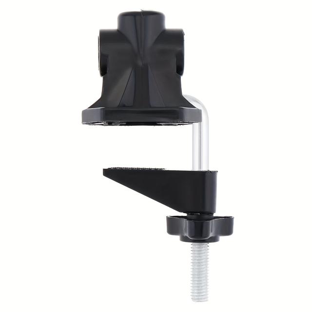 TEMU 1 Piece Of A Universal Desk Edge Mounting Bracket, Made Of Durable Plastic, Designed For Microphone Stands Or Desk Lamp Replacements, Featuring Installation And A Clamp