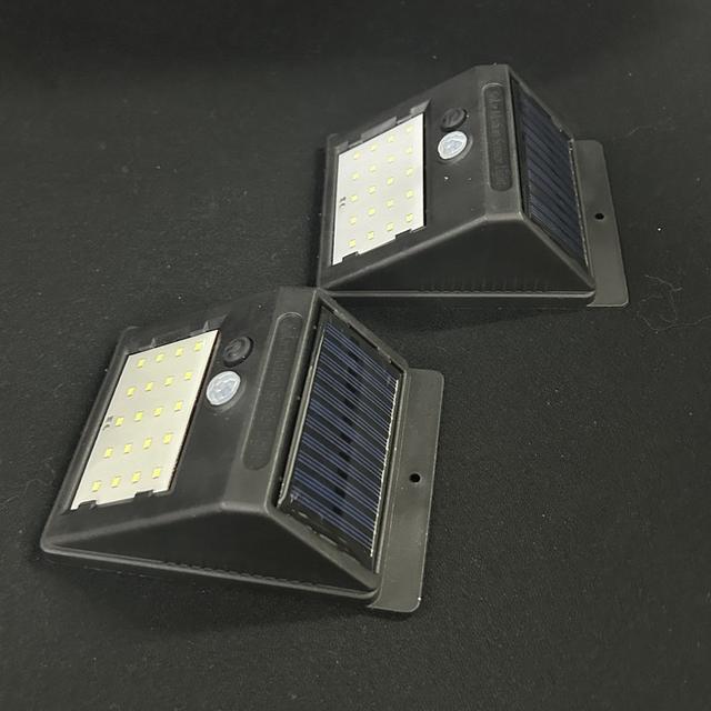 TEMU 2pcs Outdoor Lantern Hanging Light, 20led Solar Wall Light, Rechargeable Courtyard Lamps, Portable Street Lights, Multifunctional Step Lamps, Bright Garden Lights For Fences, , ,