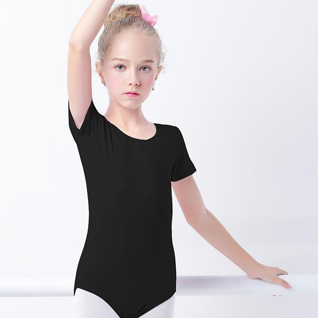 TEMU Girls Ballet Dance Kid Long/short Sleeve Turnpakje Leotard Girls Gymnastics Dancewear Leotard For Ballet, Perfect For Outdoor