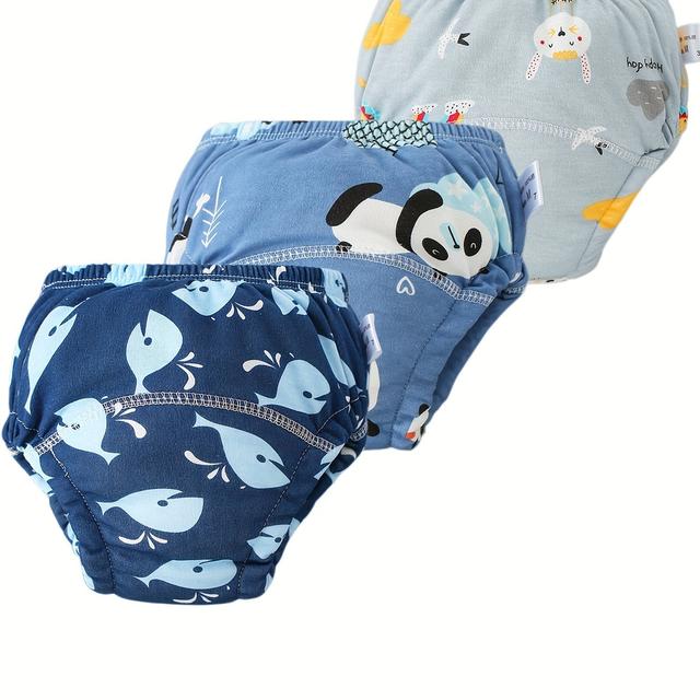 TEMU 3 Breathable Training Pants For Babies, Washable And Reusable, Suitable For Potty Training. Perfect Gifts For Christmas, Halloween, Thanksgiving, Easter, And New Year