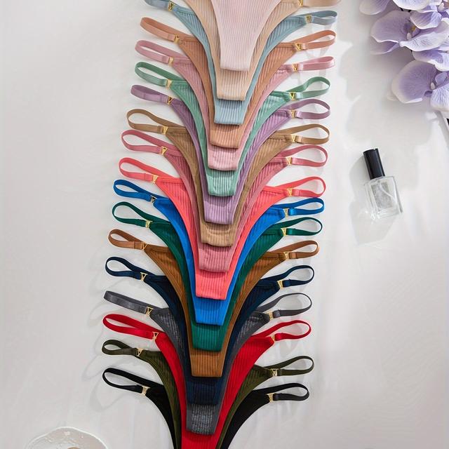 TEMU 18pcs Comfortable Breathable Low-'s Thong Set