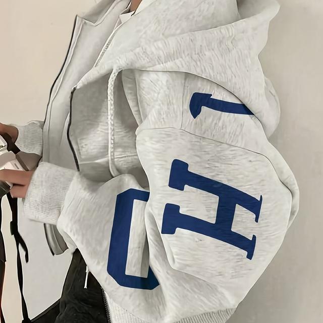 TEMU Y2k Fashion Printed Hoodie Sweatshirt