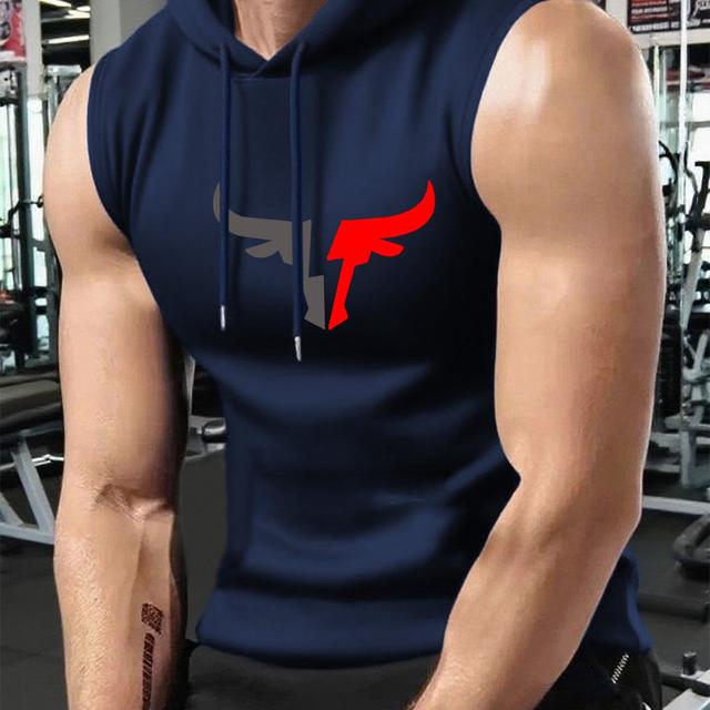 TEMU Sudadera con capucha sin para hombre con estampado, ideal para uso casual en verano, perfecta como regalo para tu esposo o , elegante y original YDC2849