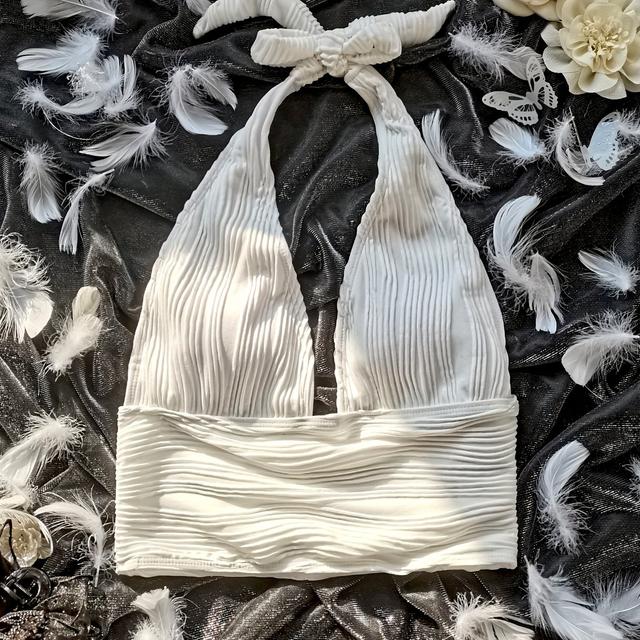 TEMU P0092 Neckline Textured Fabric Vest