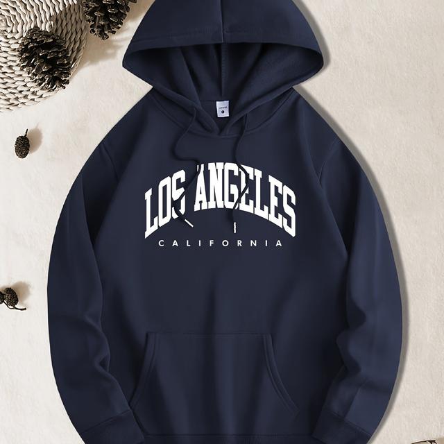 TEMU Sudadera Casual con Estampado de Los Ángeles