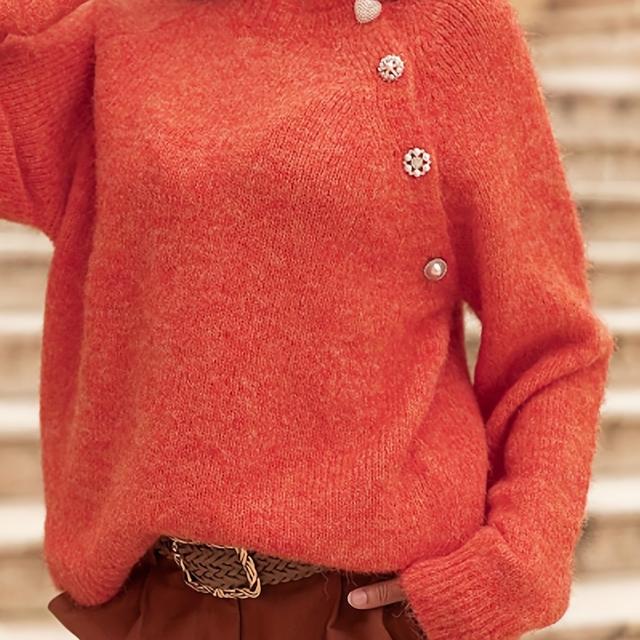 TEMU Plus Size, Plus Size Simple, Stylish, And Elegant Pullover (not A 2-in-1 Look)