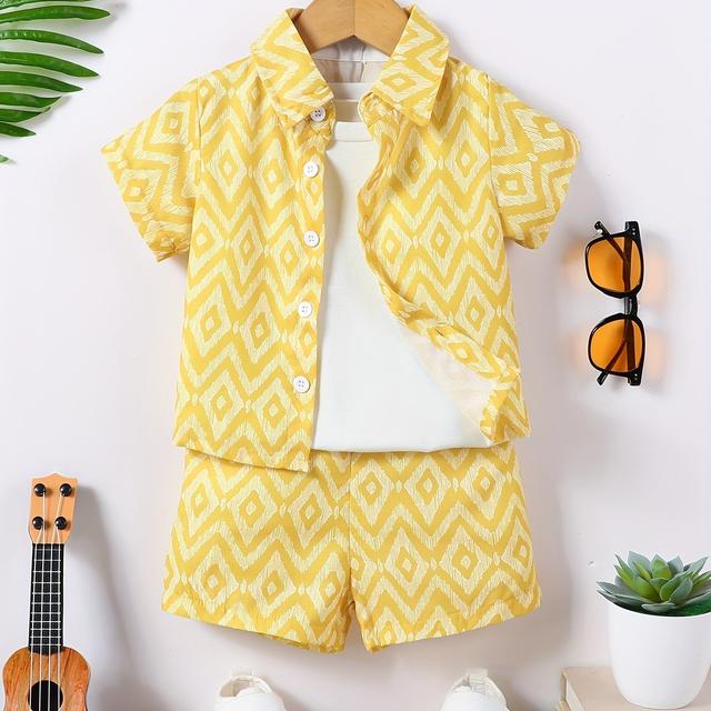 TEMU Conjunto para Bebé Niño con Estampado de , Ideal para Exteriores
