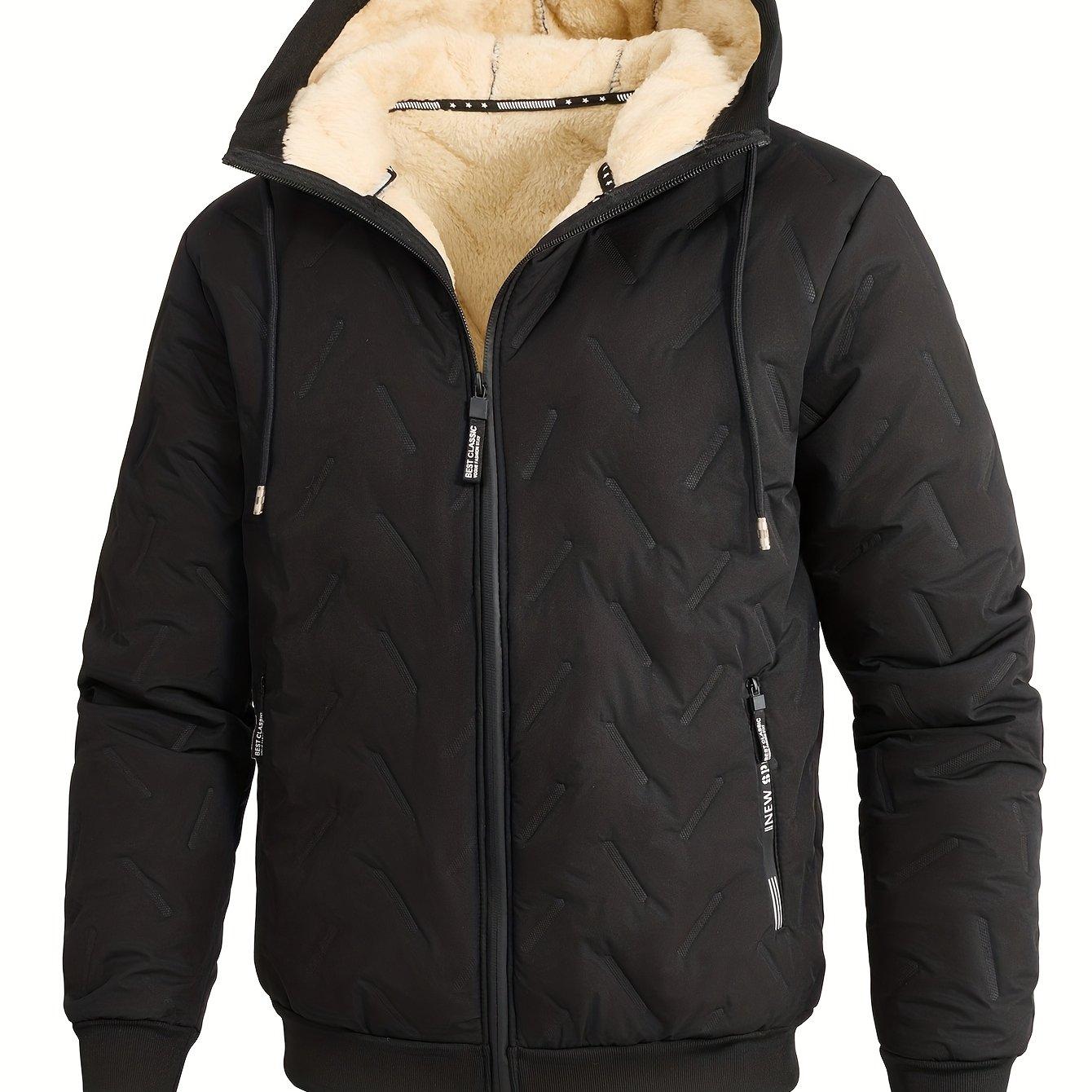 TEMU 2026 's Warm Coat, Winter Men's Jacket, Christmas New Arrival, Casual Warm Top