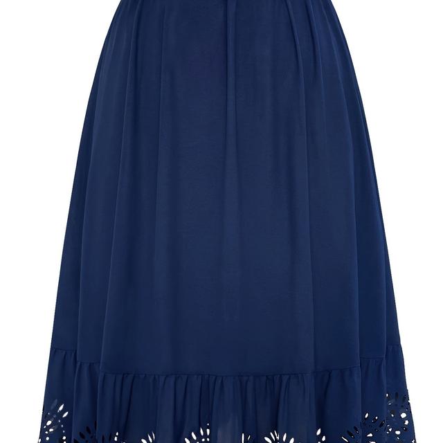 TEMU Robe grande taille pour femme, transfrontalière européenne et américaine, jupe à volants floraux ajourés avec patchwork de feuilles de lotus et ourlet parapluie