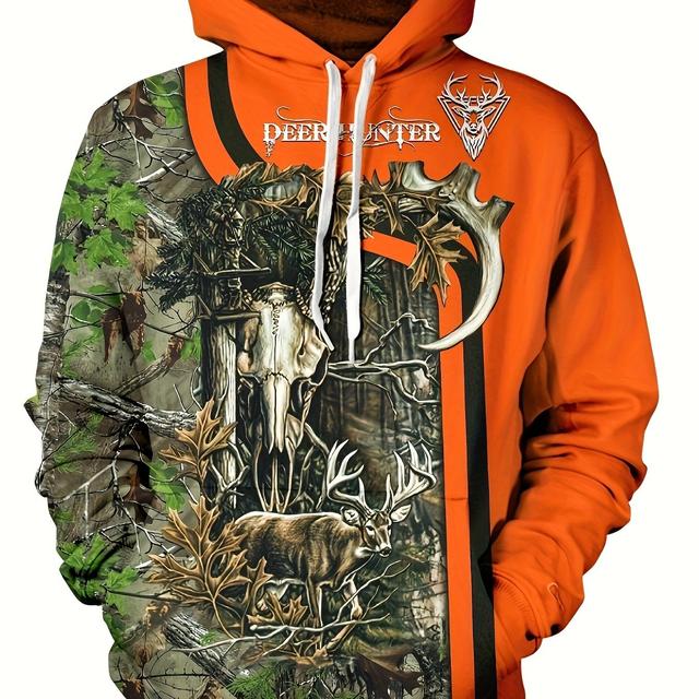 TEMU Men's Sweatshirts 3d Hoodies, Men's Casual Pullover Hoodie And Winter Autumn Streetwear