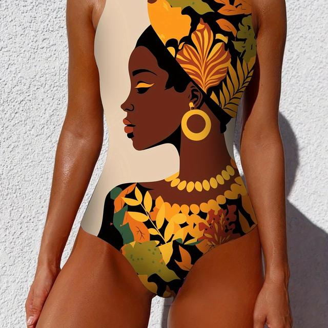 TEMU Traje de baño pieza 2024, monokini para mujer, body, vendaje, cintura , leotardo, trajes de baño para playa