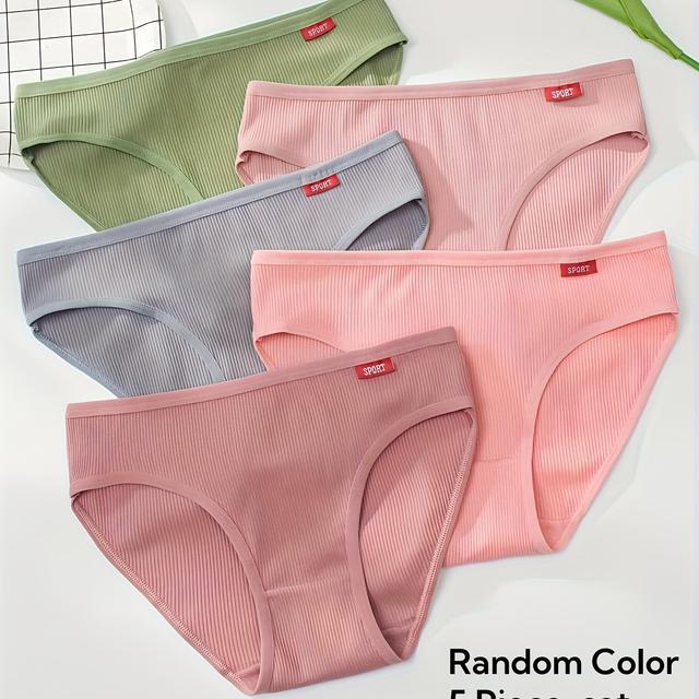 TEMU A Set Of 's Underwear Featuring A Of Colors And Patches, Designed For , Casual Wear, And Elasticity