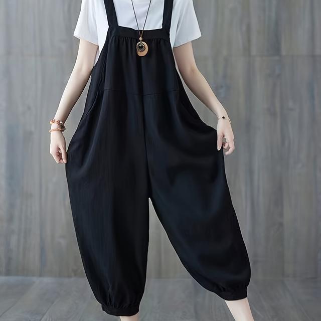 TEMU Overalls, Thin, Summer, Harem, Women's Jumpsuit