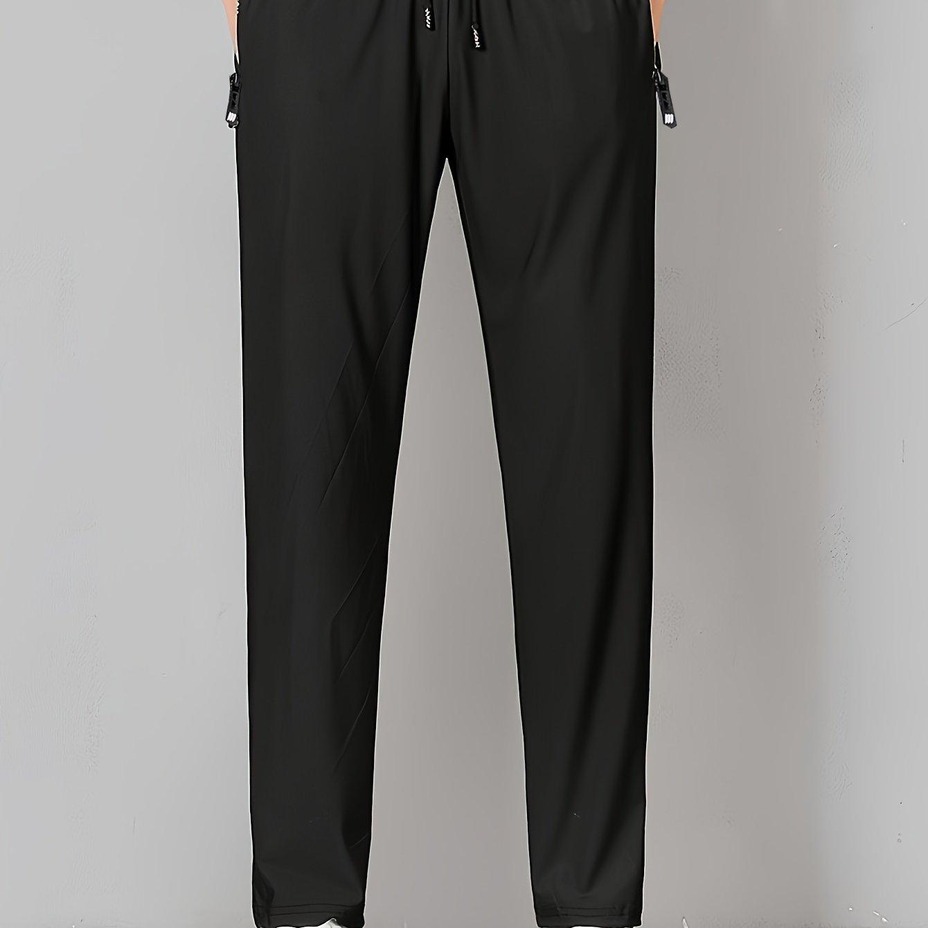 TEMU : Popular Summer Men's Sports Pants, High-elasticity Casual Straight-leg Trousers