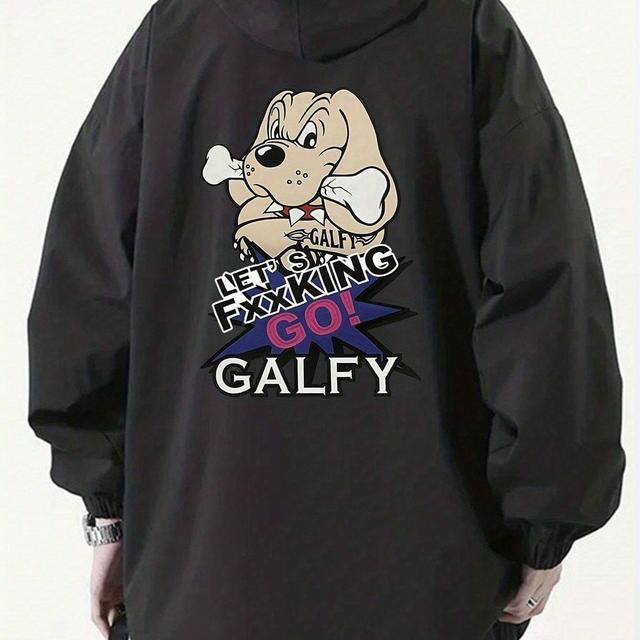 TEMU 【2025年メンズ】ハー 高品質 防風ジャケット | グロッシー ルーズ ジャケット ポケット付き 熱転写(HOT) 洗濯機洗い可 ロック アウトドアスポーツに最適 - ワークウェア ジャケット