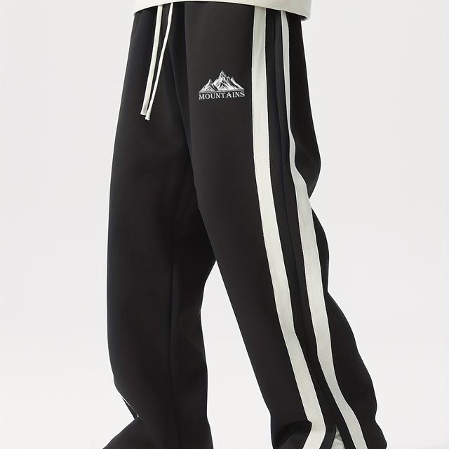 TEMU Darwin Bottoms Grande Taille Pantalons Homme Tendance Marque Décontractée Jambe Droite Pantalons de Sport, Grande Taille