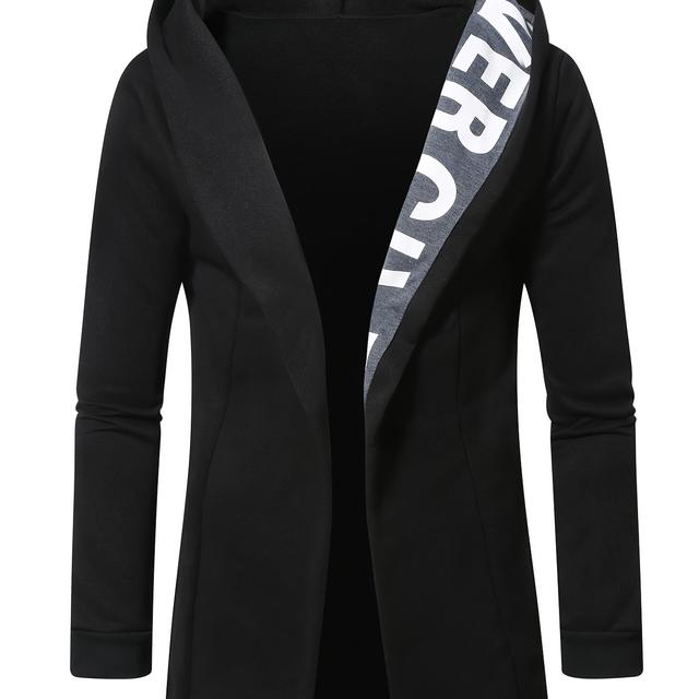 TEMU Men's Fashion Casual Hooded Pullover Sweatshirt Jacket