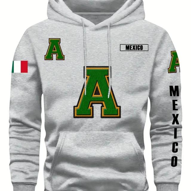 TEMU Sudadera con capucha para hombre, casual y , marca de moda y tendencia