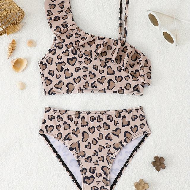 TEMU Girls' Stylish Swimsuit Set