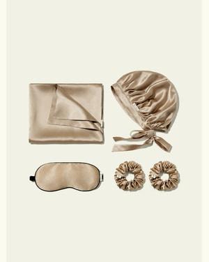 LILYSILK Silky Sleep Gift Set For Smoother Skin And Hair United Kingdom Taupe Standard(50 x 75cm)