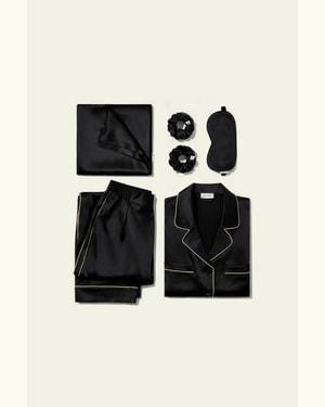 LILYSILK Cozy Nighttime Bliss Set Soft Luxury United Kingdom Black M