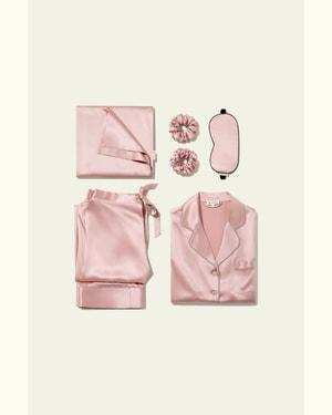 LILYSILK Self-Care Sleep Set For Smoother Skin And Hair United Kingdom Rosy Pink M
