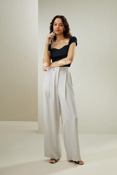 LILYSILK Silk Knit Top Women Navy Blue UK Quality Stretchy Silk Machine Washable Sweetheart Neck Cap Sleeves M