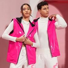 Men's Woven Leisure Hooded Vest